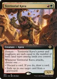 Territorial Kavu (Extended Art) - Modern Horizons 2 - Magic: The Gathering card