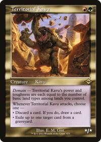 Territorial Kavu (Retro Frame) - Modern Horizons 2 - Magic: The Gathering card