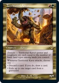 Territorial Kavu (Retro Frame) (Foil Etched) - Modern Horizons 2 - Magic: The Gathering card