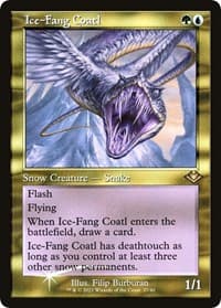 Ice-Fang Coatl (Retro Frame) - Modern Horizons - Magic: The Gathering card