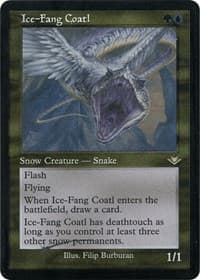 Ice-Fang Coatl (Retro Frame) (Foil Etched) - Modern Horizons - Magic: The Gathering card