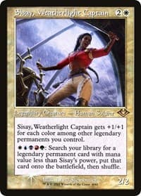 Sisay, Weatherlight Captain (Retro Frame) - Modern Horizons - Magic: The Gathering card