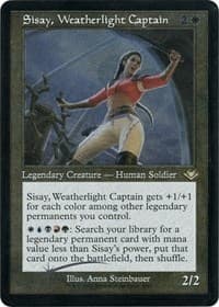 Sisay, Weatherlight Captain (Retro Frame) (Foil Etched) - Modern Horizons - Magic: The Gathering card