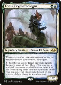 Lonis, Cryptozoologist (Showcase) - Modern Horizons 2 - Magic: The Gathering card