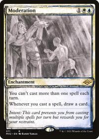 Moderation (Showcase) - Modern Horizons 2 - Magic: The Gathering card