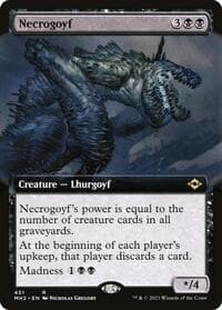 Necrogoyf (Extended Art) - Modern Horizons 2 - Magic: The Gathering card