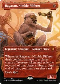 Ragavan, Nimble Pilferer (Borderless) - Modern Horizons 2 - Magic: The Gathering card