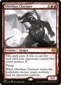Obsidian Charmaw (Showcase) - Modern Horizons 2 - Magic: The Gathering card