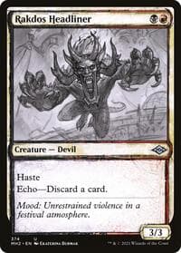 Rakdos Headliner (Showcase) - Modern Horizons 2 - Magic: The Gathering card