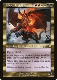 Piru, the Volatile (Retro Frame) - Modern Horizons 2 - Magic: The Gathering card