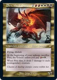 Piru, the Volatile (Retro Frame) (Foil Etched) - Modern Horizons 2 - Magic: The Gathering card