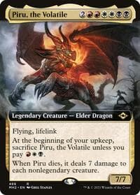 Piru, the Volatile (Extended Art) - Modern Horizons 2 - Magic: The Gathering card