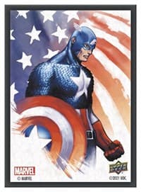 Upper Deck Marvel Card Sleeves - Standard Matte - Captain America (65-Pack) - Upper Deck Card Sleeves - Card Sleeves card