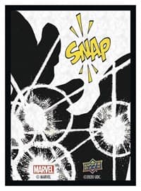 Upper Deck Marvel Card Sleeves - Standard Matte - Thanos (65-Pack) - Upper Deck Card Sleeves - Card Sleeves card