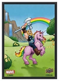 Upper Deck Marvel Card Sleeves - Standard Matte - Thor Rainbow (65-Pack) (Exclusive) - Upper Deck Card Sleeves - Card Sleeves card