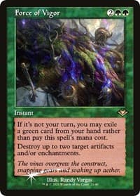 Force of Vigor (Retro Frame) - Modern Horizons - Magic: The Gathering card