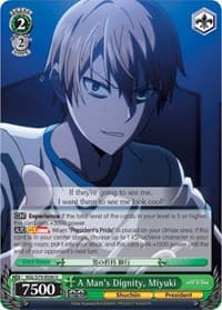 A Man's Dignity, Miyuki - Kaguya-sama: Love is War - Weiss Schwarz card