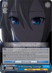 Ai Bestowing Courage - Kaguya-sama: Love is War - Weiss Schwarz card
