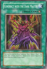 Contract with the Dark Master - Dark Revelation Volume 1 - YuGiOh card