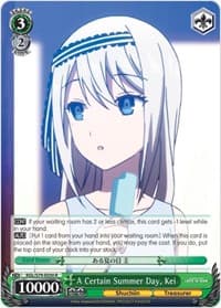 A Certain Summer Day, Kei - Kaguya-sama: Love is War - Weiss Schwarz card