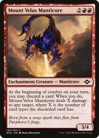 Mount Velus Manticore - Modern Horizons 2 - Magic: The Gathering card