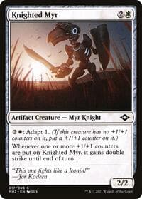 Knighted Myr - Modern Horizons 2 - Magic: The Gathering card