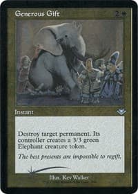 Generous Gift (Retro Frame) (Foil Etched) - Modern Horizons - Magic: The Gathering card