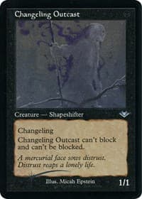 Changeling Outcast (Retro Frame) (Foil Etched) - Modern Horizons - Magic: The Gathering card