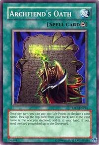 Archfiend's Oath - Dark Revelation Volume 1 - YuGiOh card