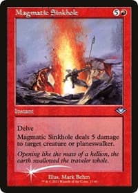 Magmatic Sinkhole (Retro Frame) - Modern Horizons - Magic: The Gathering card