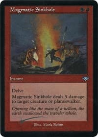 Magmatic Sinkhole (Retro Frame) (Foil Etched) - Modern Horizons - Magic: The Gathering card