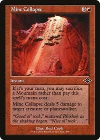 Mine Collapse (Retro Frame) - Modern Horizons 2 - Magic: The Gathering card