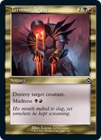 Terminal Agony (Retro Frame) (Foil Etched) - Modern Horizons 2 - Magic: The Gathering card