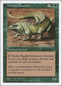 Thicket Basilisk - Fifth Edition - Magic: The Gathering card