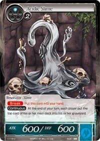Acidic Slime - The Dawn of Valhalla - Force of Will card