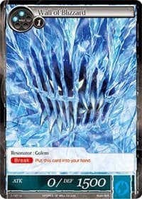 Wall of Blizzard - The Dawn of Valhalla - Force of Will card