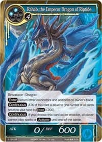 Rahab, the Emperor Dragon of Riptide - The Dawn of Valhalla - Force of Will card