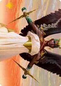Glorious Enforcer Art Card (Gold-Stamped) - Art Series: Modern Horizons 2 - Magic: The Gathering card