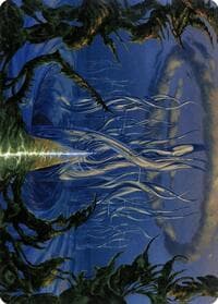 Tanglepool Bridge Art Card - Art Series: Modern Horizons 2 - Magic: The Gathering card