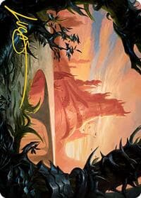 Slagwoods Bridge Art Card (Gold-Stamped Signature) - Art Series: Modern Horizons 2 - Magic: The Gathering card