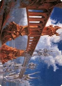 Silverbluff Bridge Art Card - Art Series: Modern Horizons 2 - Magic: The Gathering card