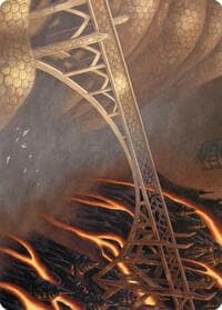 Rustvale Bridge Art Card - Art Series: Modern Horizons 2 - Magic: The Gathering card