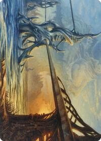 Razortide Bridge Art Card - Art Series: Modern Horizons 2 - Magic: The Gathering card