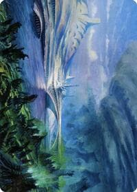 Goldmire Bridge Art Card - Art Series: Modern Horizons 2 - Magic: The Gathering card