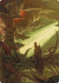 Darkmoss Bridge Art Card - Art Series: Modern Horizons 2 - Magic: The Gathering card