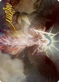 Serra's Emissary Art Card (Gold-Stamped Signature) - Art Series: Modern Horizons 2 - Magic: The Gathering card