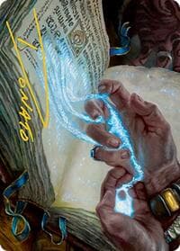 Mystic Redaction Art Card (Gold-Stamped Signature) - Art Series: Modern Horizons 2 - Magic: The Gathering card