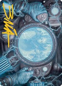Recalibrate Art Card (Gold-Stamped Signature) - Art Series: Modern Horizons 2 - Magic: The Gathering card