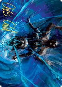 Shattered Ego Art Card (Gold-Stamped Signature) - Art Series: Modern Horizons 2 - Magic: The Gathering card