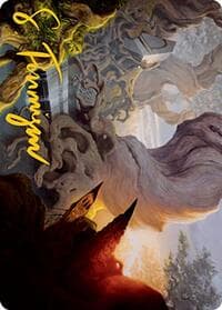 Yavimaya, Cradle of Growth Art Card (Gold-Stamped Signature) - Art Series: Modern Horizons 2 - Magic: The Gathering card